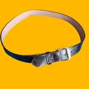 Vintage Leather Belt sz 40 DutyMan 15110 Full Leather USA Military Lawman